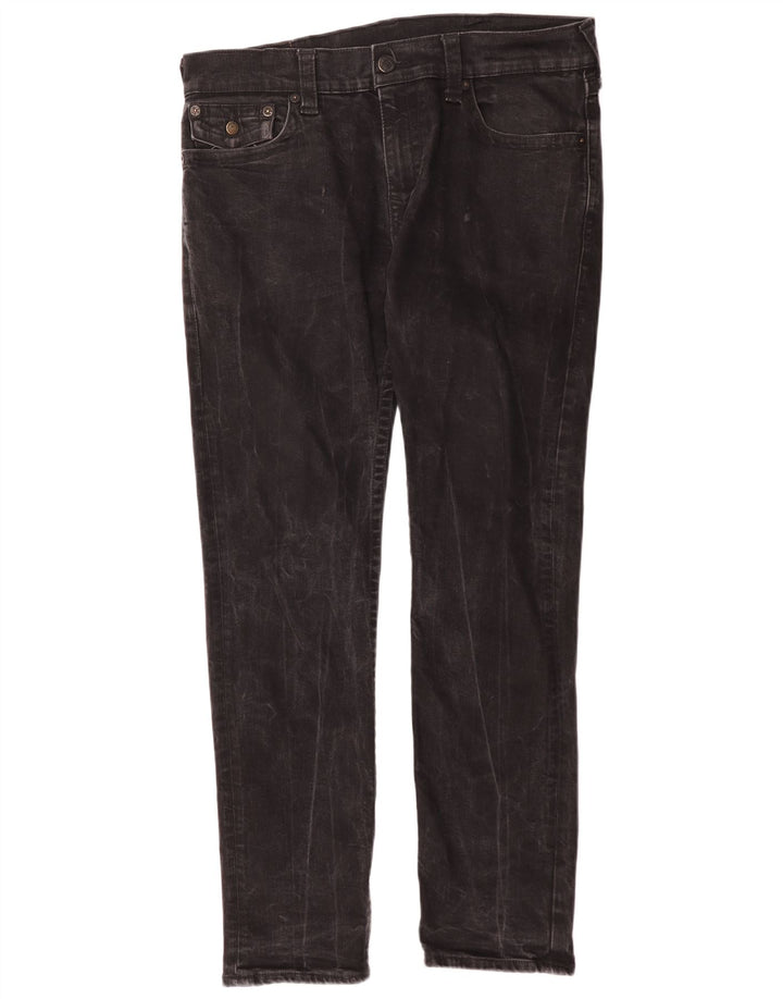 True Religion Ανδρικό Slim Jeans W34 L31 Μαύρο βαμβακερό