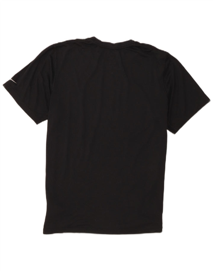Ανδρικό γραφικό μπλουζάκι Nike Dri Fit, μεσαίο μαύρο πολυεστέρα