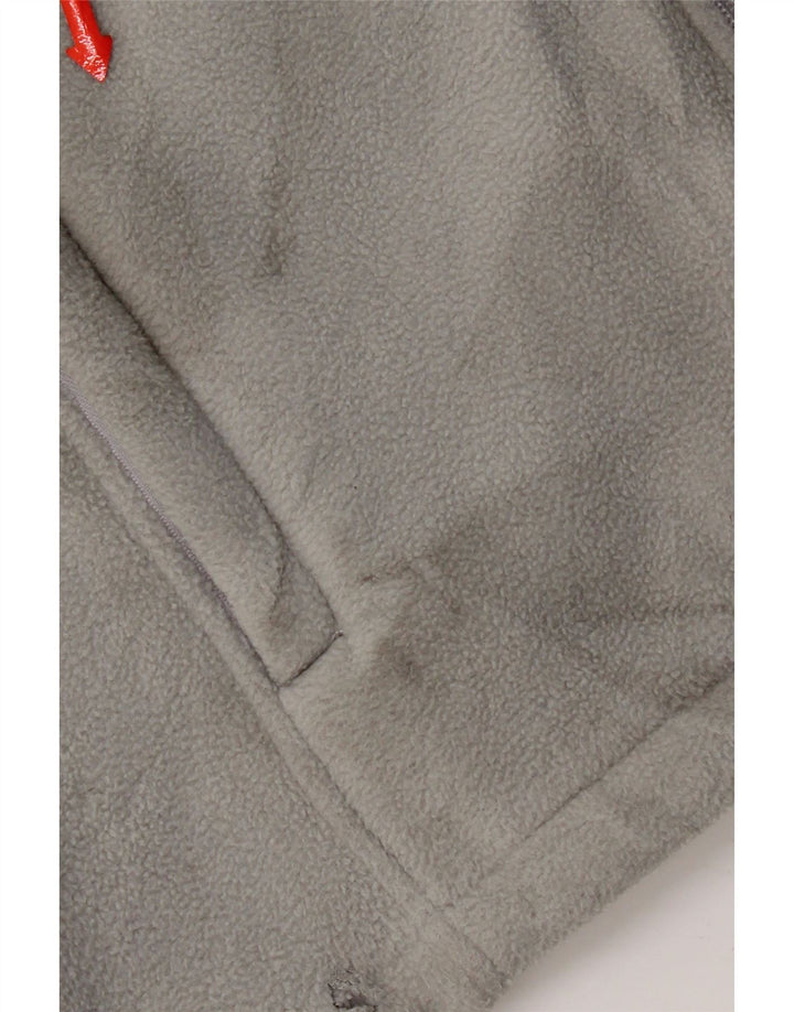 Ανδρικό μπουφάν Reebok με κουκούλα Fleece UK 42 XL Γκρι Πολυεστέρας