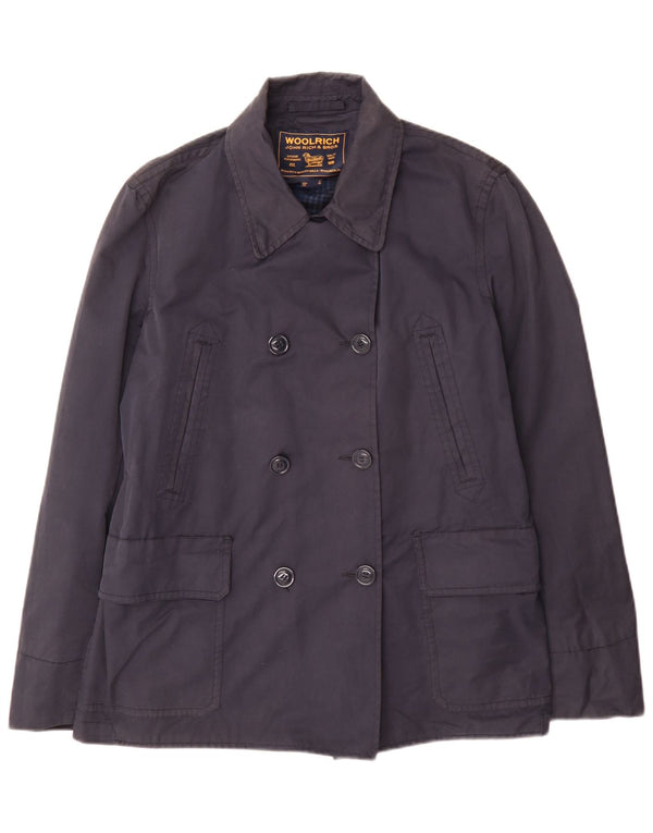 Woolrich Γυναικεία καμπαρντίνα UK 18 XL Navy Blue Cotton