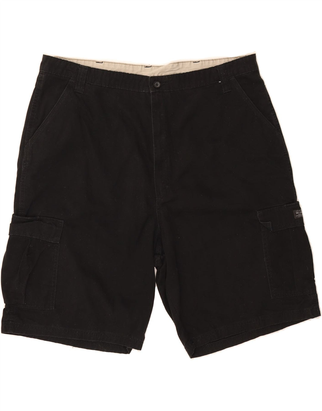 VINTAGE Mens Cargo Shorts W42 2XL Black Cotton Vintage Vintage and Second-Hand Vintage from Messina Hembry 