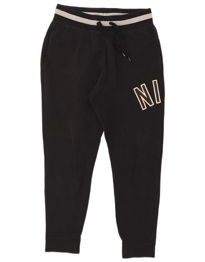 Ανδρική φόρμα γυμναστικής γραφική Nike, Joggers, μεσαίο μαύρο βαμβακερό