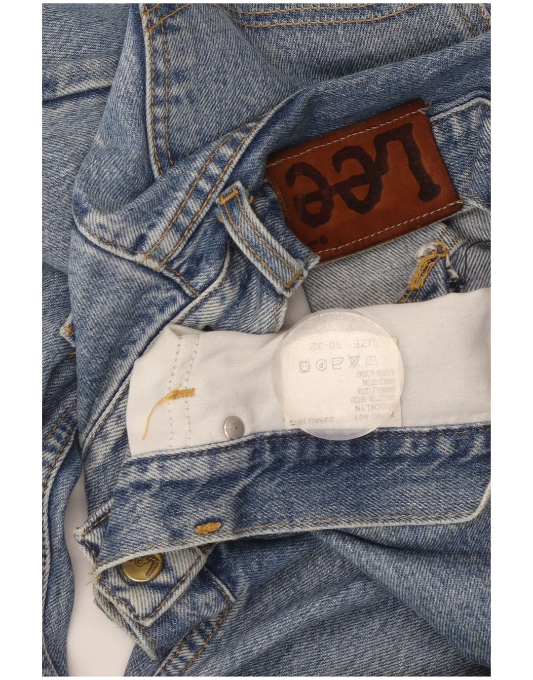 LEE Ανδρικό τζιν Brooklyn Straight W30 L32 Μπλε βαμβακερό