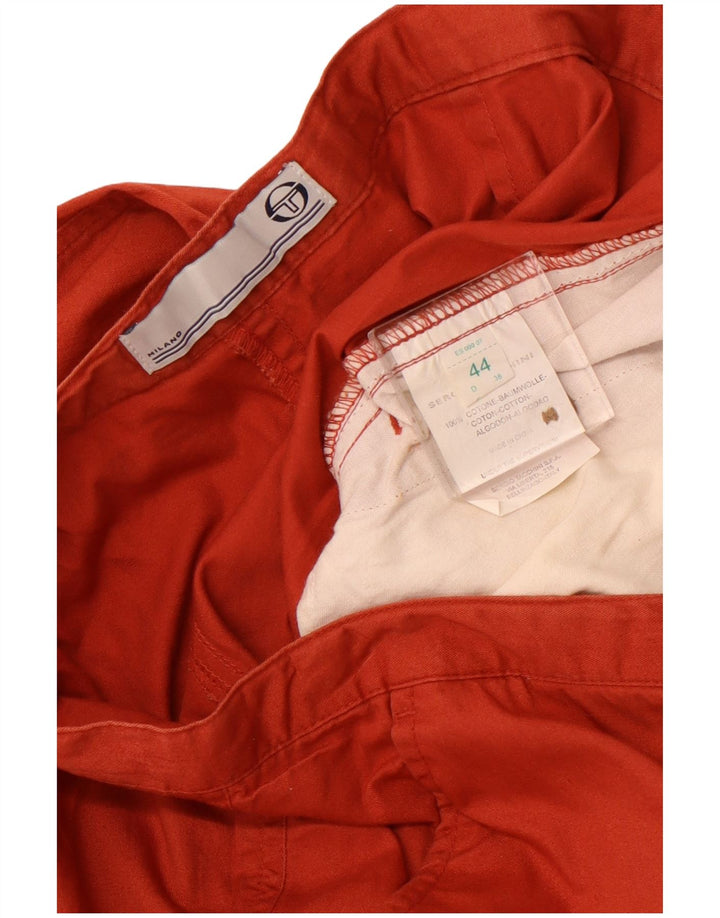 SERGIO TACCHINI Γυναικείο Casual Παντελόνι IT 44 Medium W32 L29 Πορτοκαλί