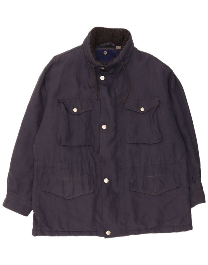Ανδρικό Utility Jacket Henry Cottons IT 52 XL Navy Blue Nylon