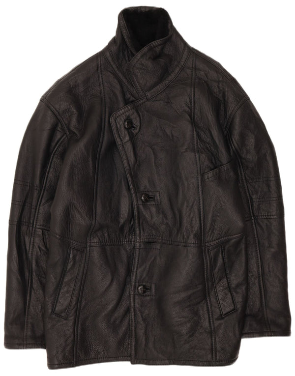 Vintage Ανδρικό Shearling Jacket IT 50 Large Μαύρο