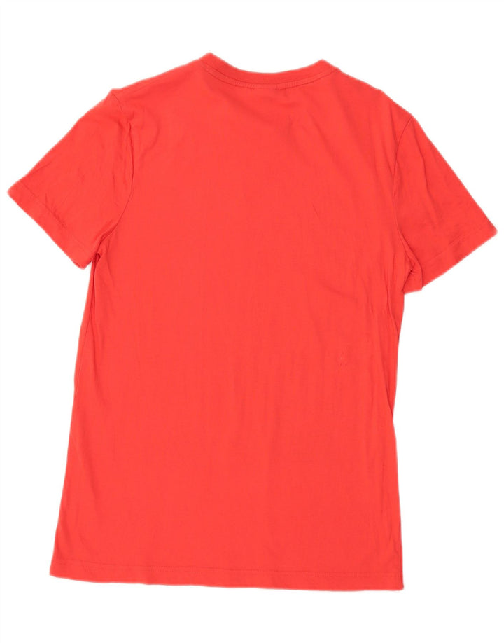 Ανδρικό γραφικό T-Shirt Adidas Top Μικρό κόκκινο βαμβακερό