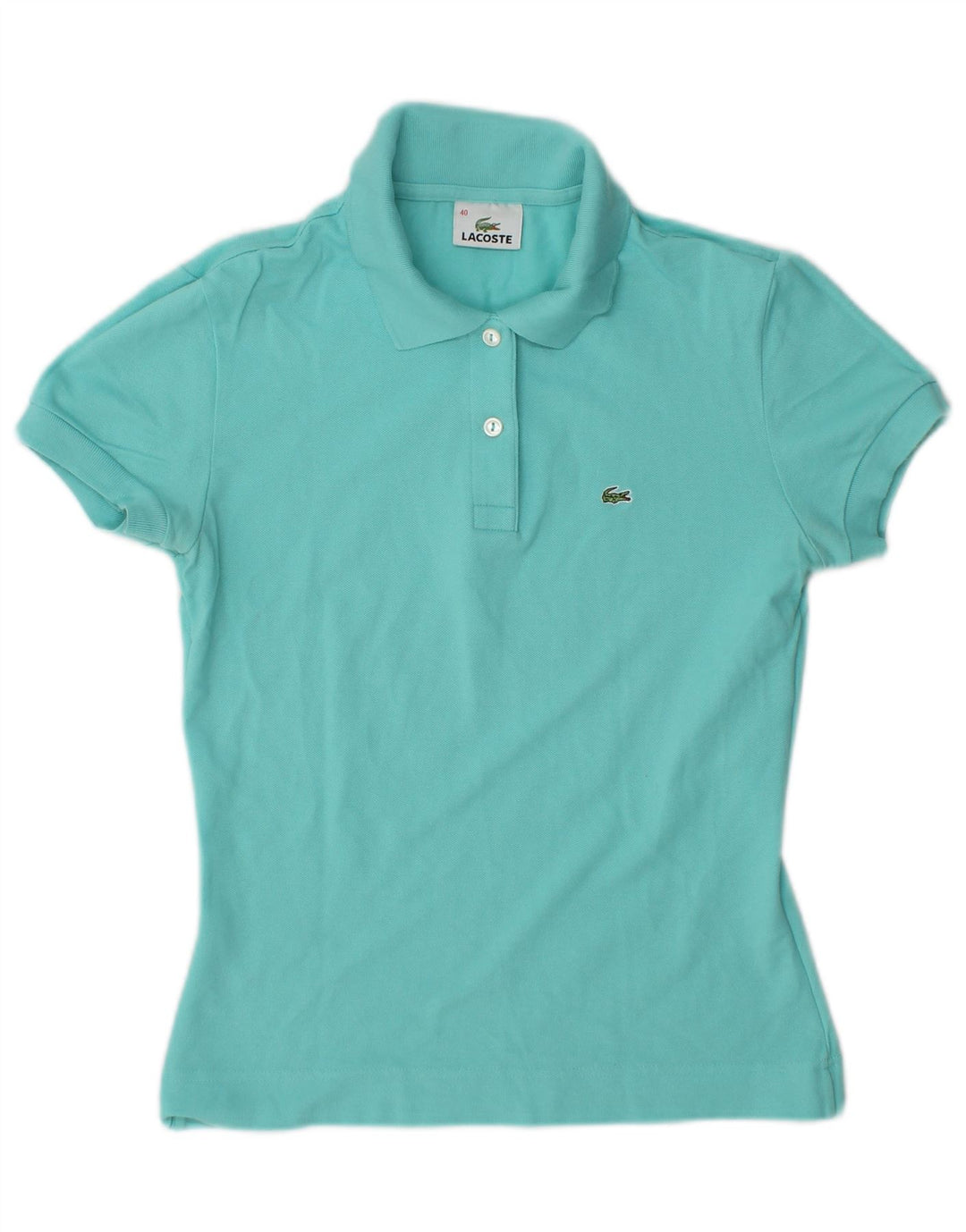 Γυναικείο πουκάμισο Polo Lacoste Μέγεθος 40 Μεσαίο Τυρκουάζ Βαμβάκι