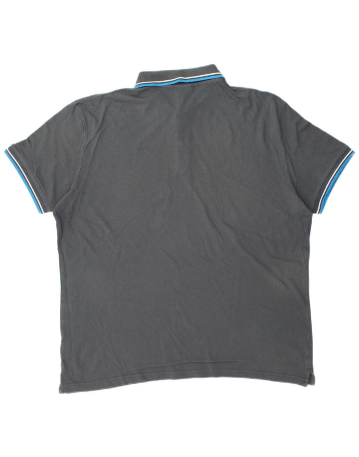 DIADORA Ανδρικό πουκάμισο πόλο XL Γκρι βαμβακερό