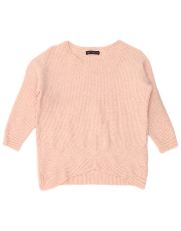 Marks & Spencer Γυναικείο πουλόβερ με λαιμόκαυστο UK 14 Medium Pink