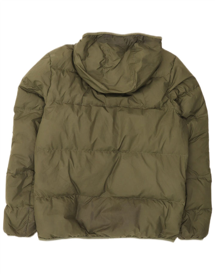 Ανδρικό μπουφάν με κουκούλα Nike UK 38 Medium Khaki Polyester