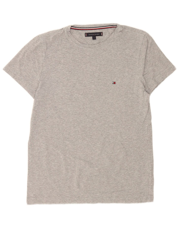 Ανδρικό T-Shirt Tommy Hilfiger Top Small Grey Flecked Cotton