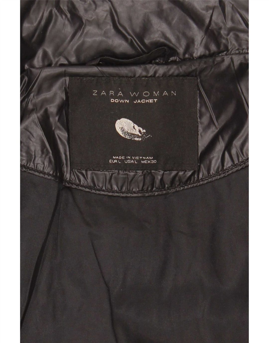 Zara Γυναικείο μπουφάν UK 14 Large Black