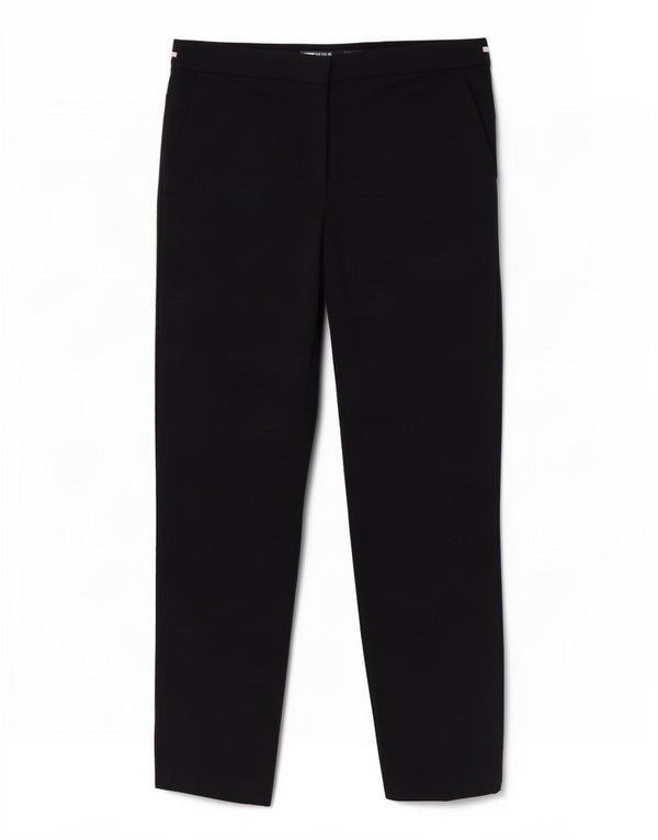 Zara Γυναικείο Slim Cropped Παντελόνι Medium W28 L26 Navy Blue
