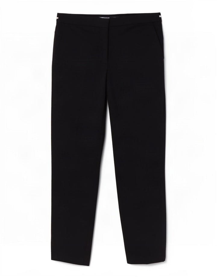 Zara Γυναικείο Slim Cropped Παντελόνι Medium W28 L26 Navy Blue