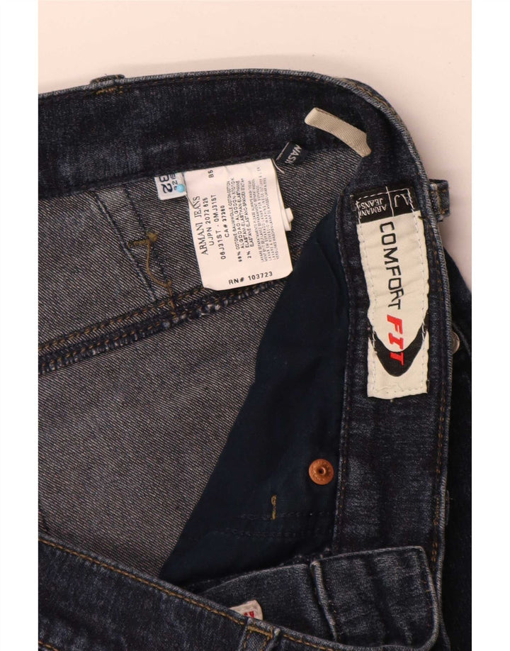Armani Ανδρικό ίσιο τζιν W32 L30 Μπλε βαμβακερό