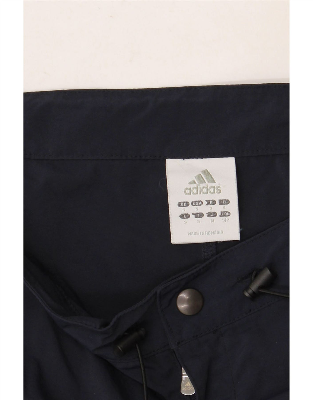 Ανδρικό ίσιο παντελόνι Cargo ADIDAS Small Navy Blue Nylon