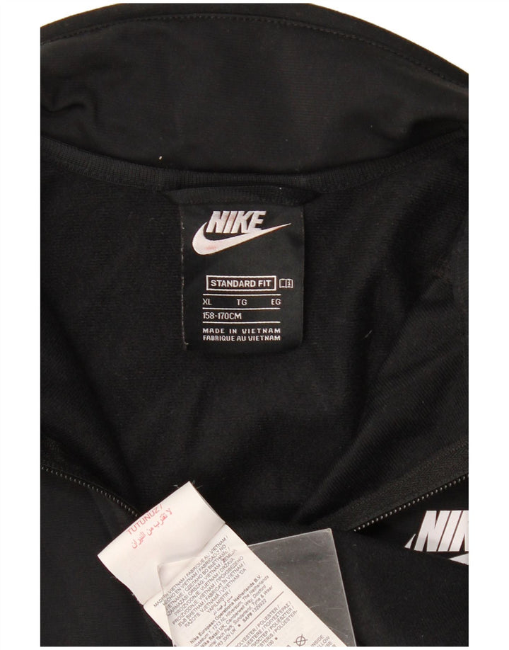 Μπουφάν Nike Boys αθλητική φόρμα 13-14 ετών XL μαύρο πολυεστέρα