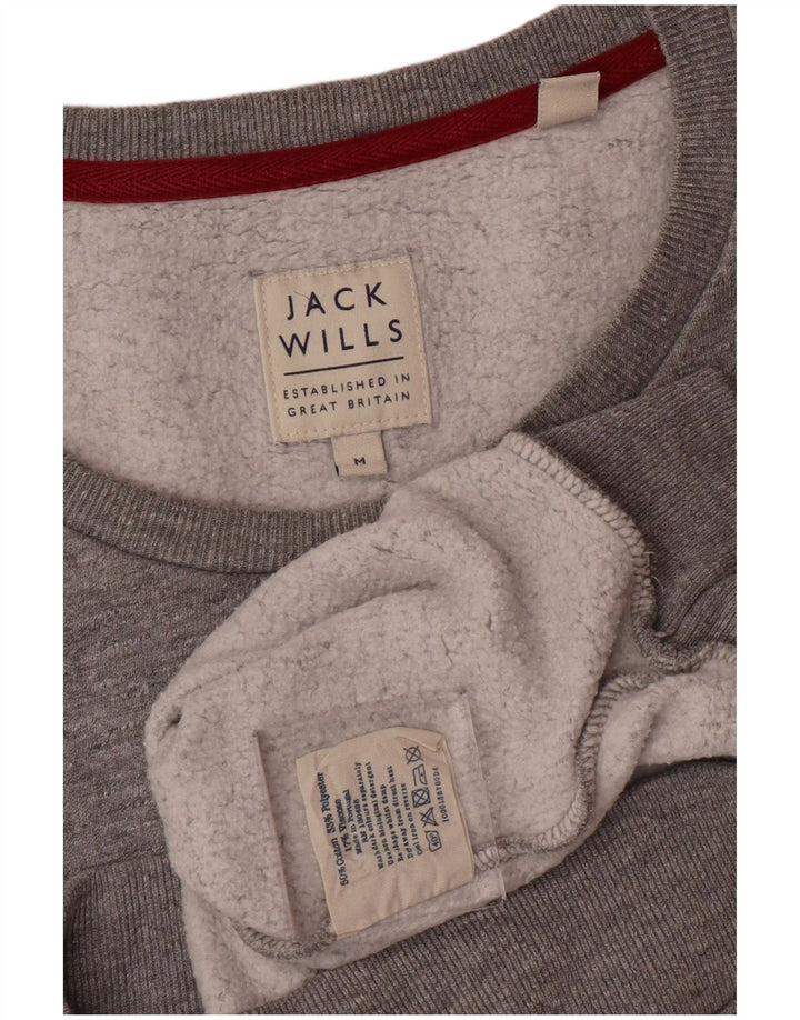 Ανδρικό φούτερ JACK WILLS, μεσαίο γκρι βαμβακερό