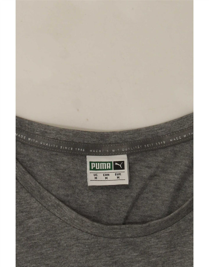 Ανδρικό γραφικό μπλουζάκι Puma Top Medium Grey Flecked