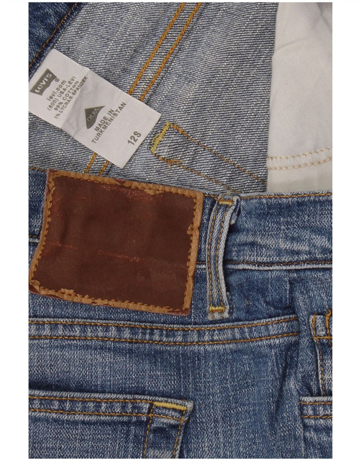 Γυναικείο ίσιο τζιν Levi's US 12 Large W30 L29 Μπλε βαμβακερό