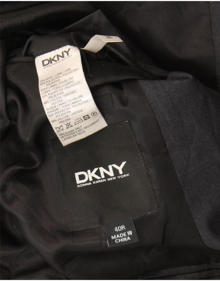 Dkny Ανδρικό σακάκι σακάκι με 2 κουμπιά UK 40 Large Grey Wool
