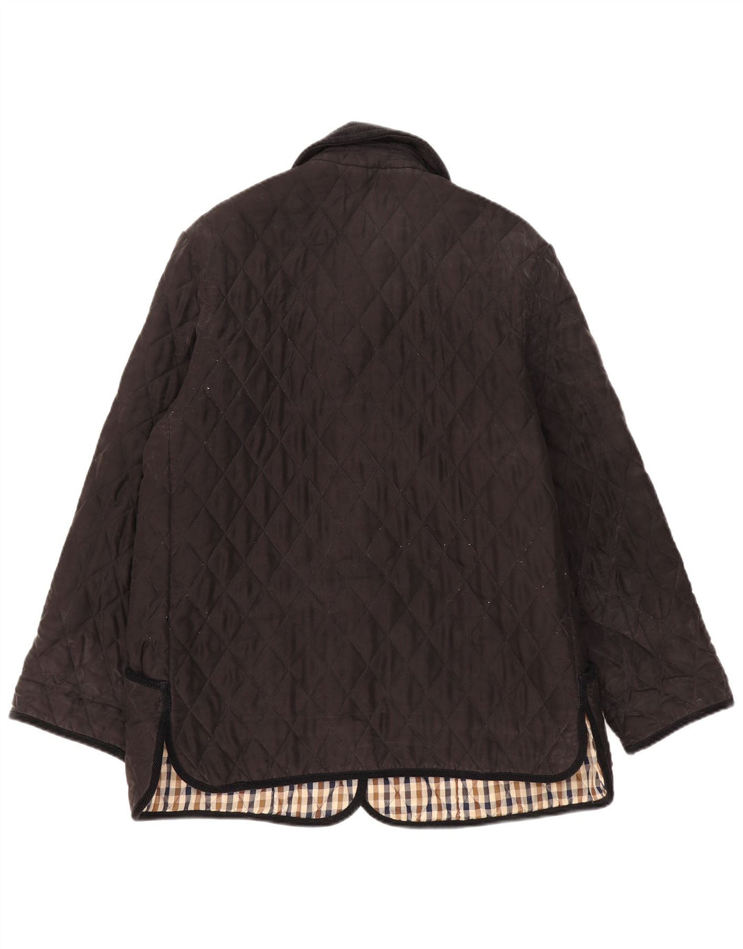 Γυναικείο καπιτονέ μπουφάν Aquascutum UK 18 XL Μαύρο Μεταξωτό