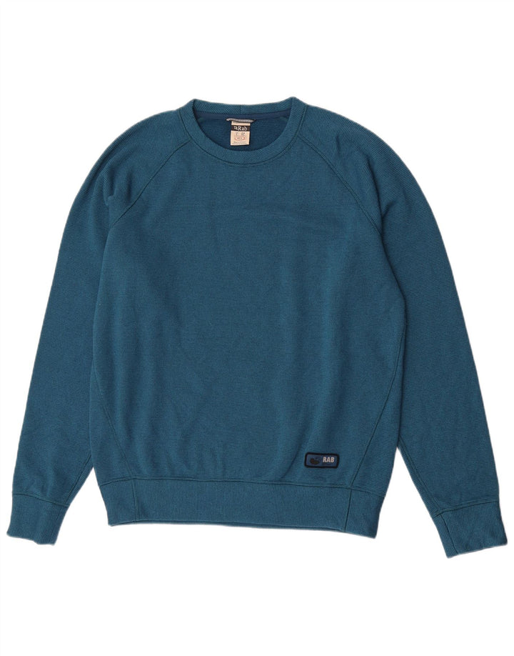 Ανδρική φούτερ Rab Jumper Large Blue Polyester