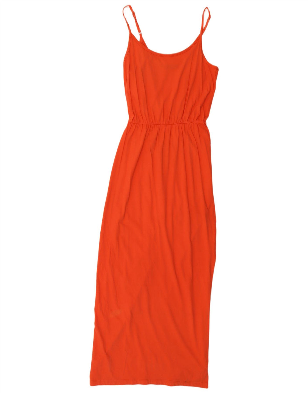 Marks & Spencer Γυναικείο Αμάνικο Maxi Φόρεμα UK 10 Small Orange