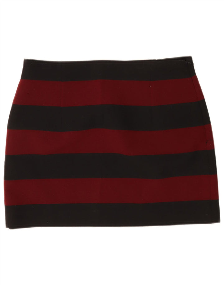 Zara Γυναικεία Μίνι Φούστα Μεγάλη W30 Μαύρη ριγέ