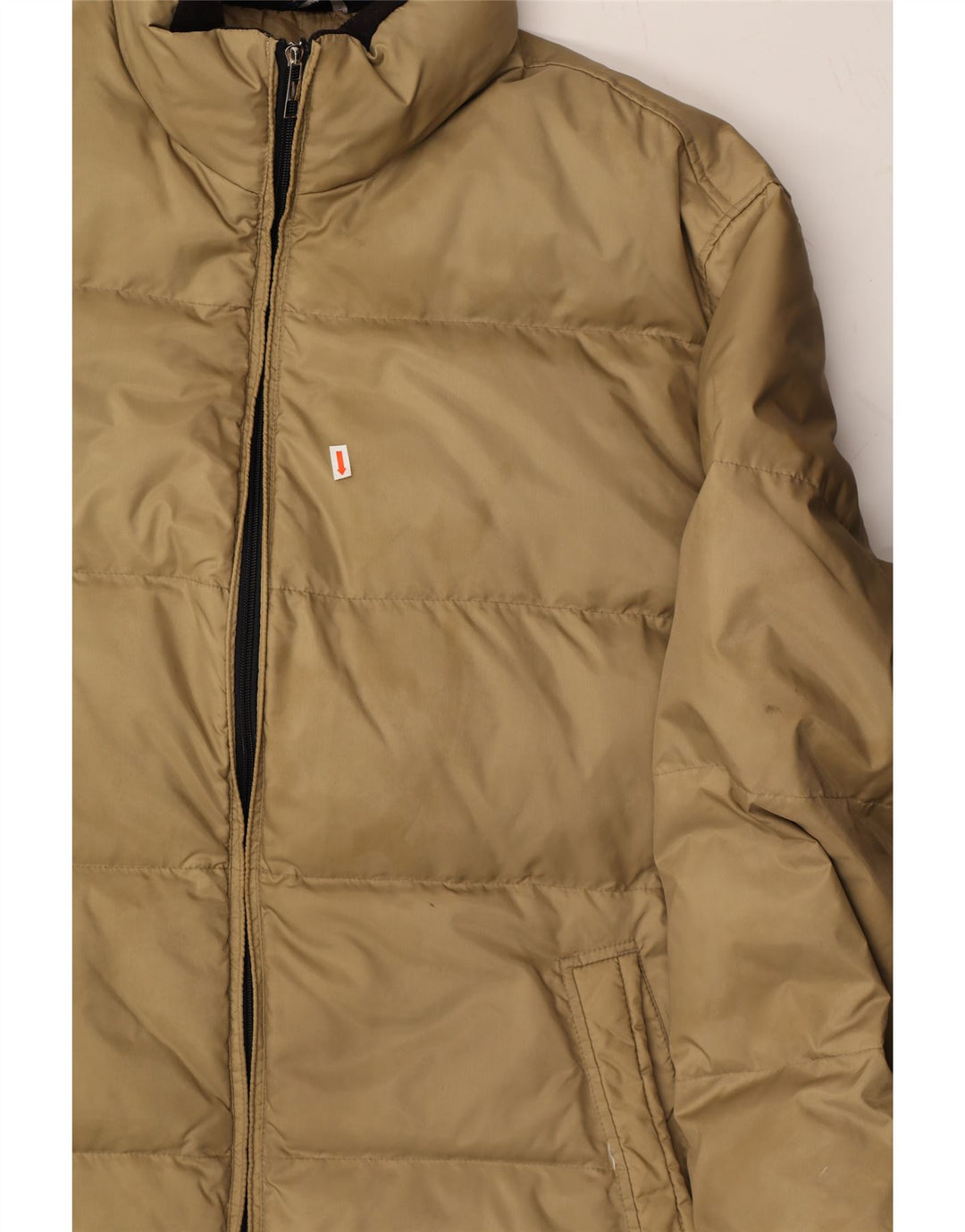 NANGAPARBAT Ανδρικό μπουφάν με επένδυση IT 58 4XL Beige Polyester