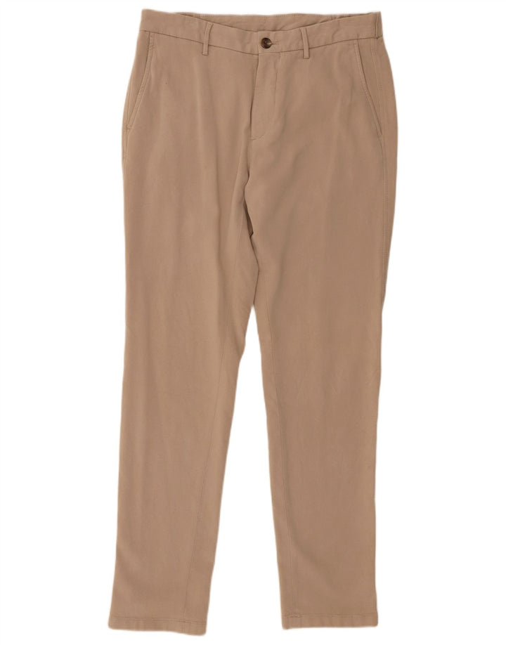 Massimo Dutti Ανδρικό Slim παντελόνι Chino EU 40 Medium W31 L30 Beige