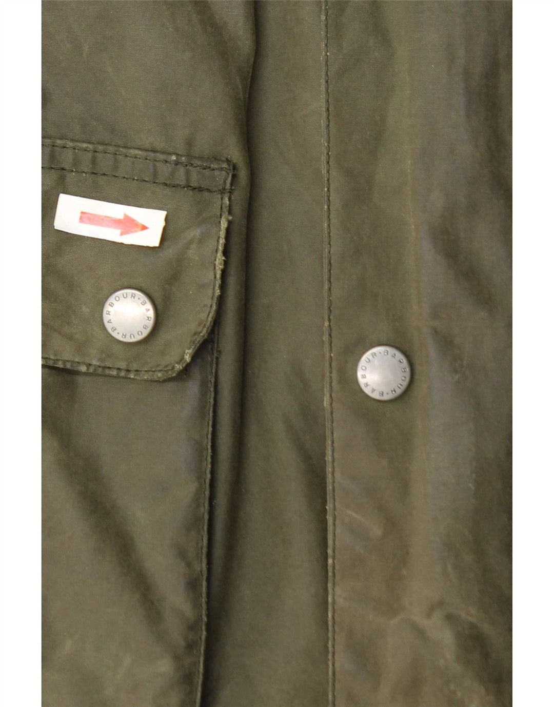 Ανδρικό κερωμένο βαμβακερό μπουφάν Barbour UK 36 Small Green Cotton