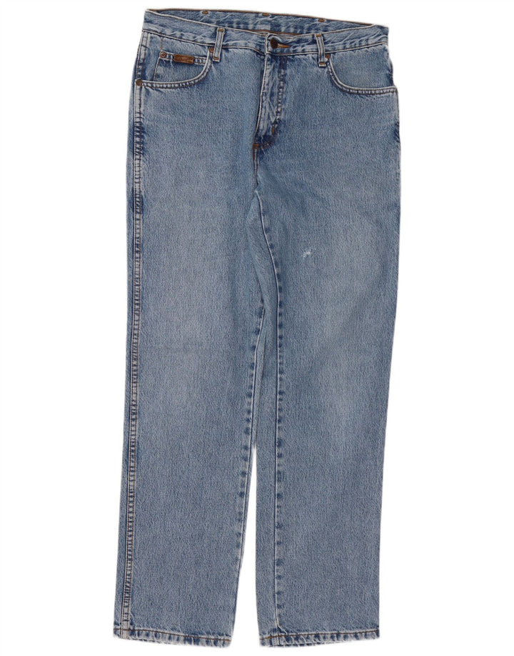 WRANGLER Ανδρικό Texas Straight Jeans W33 L32 Μπλε βαμβακερό