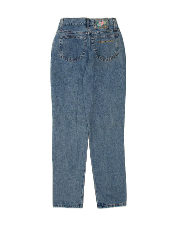 VINTAGE Γυναικείο Tapered Jeans IT 44 Medium W28 L31 Blue Cotton