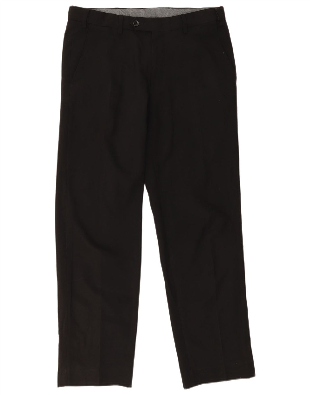 Marks & Spencer Ανδρικό κανονικό παντελόνι Chino W32 L29 Μαύρο πολυεστέρα