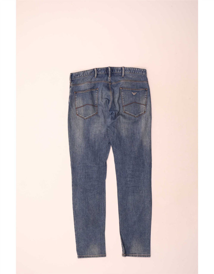 Armani Ανδρικό Slim Jeans W34 L34 Blue Cotton