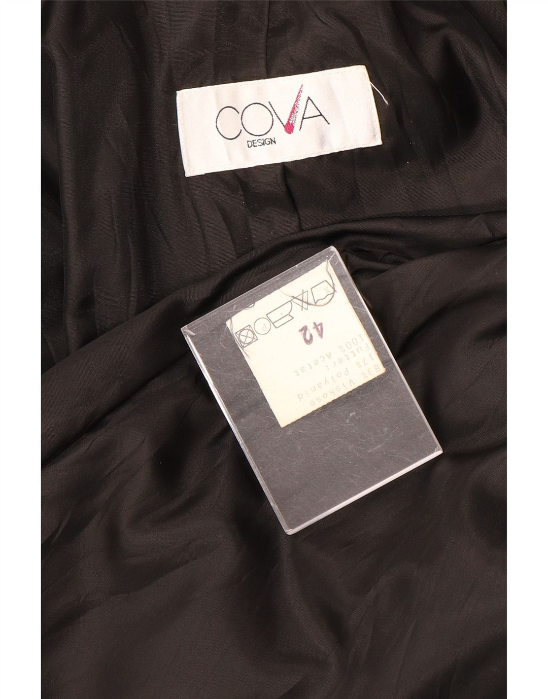 Vintage Γυναικείο Oversized Παλτό με διπλό στήθος IT 42 Medium Grey Viscose