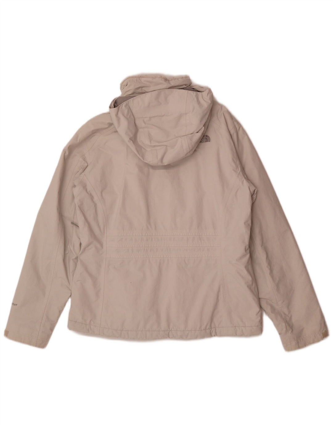 The North Face γυναικείο μπουφάν με κουκούλα αντιανεμικό UK 16 Large Grey Polyester