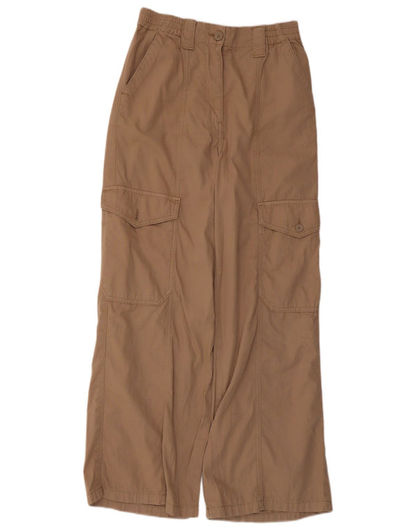 Topshop Γυναικεία Petite Loose Fit Cargo Παντελόνια UK 10 Small W28 L28 Brown