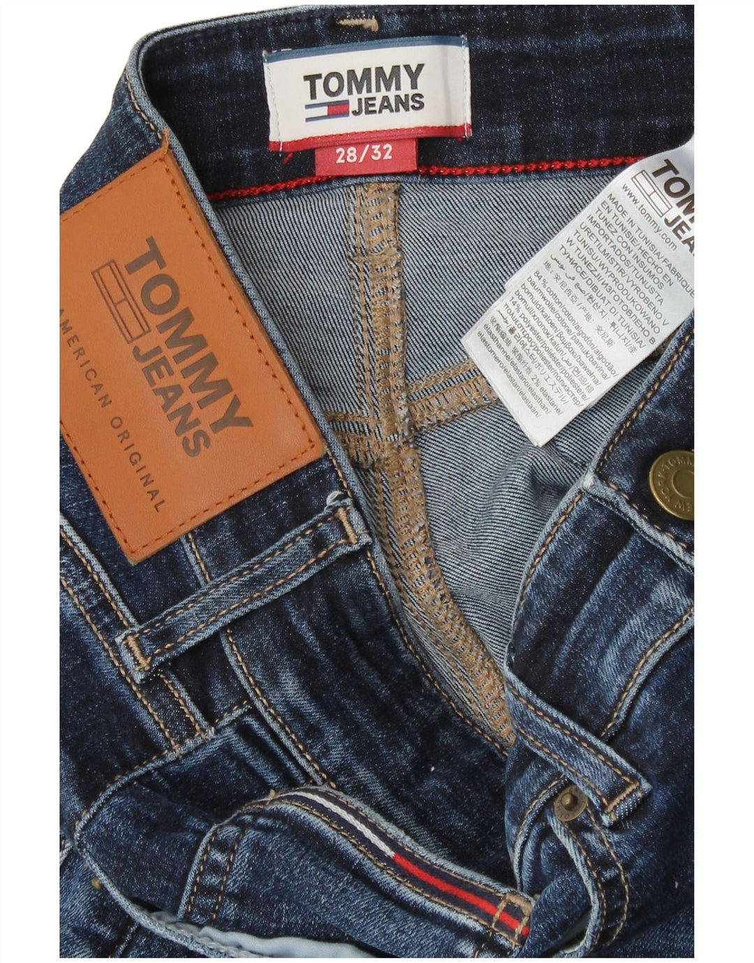 Tommy Hilfiger Γυναικείο Slim Jeans W28 L32 Μπλε βαμβακερό