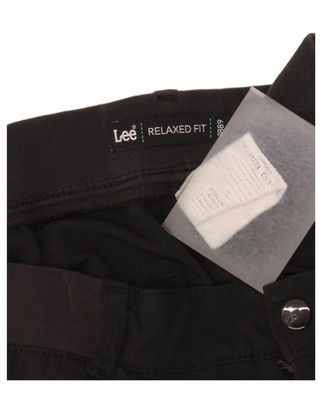 Lee Γυναικείο Παντελόνι Cargo με Χαλαρή Εφαρμογή US 8 Medium W32 L32 μαύρο πολυεστέρα