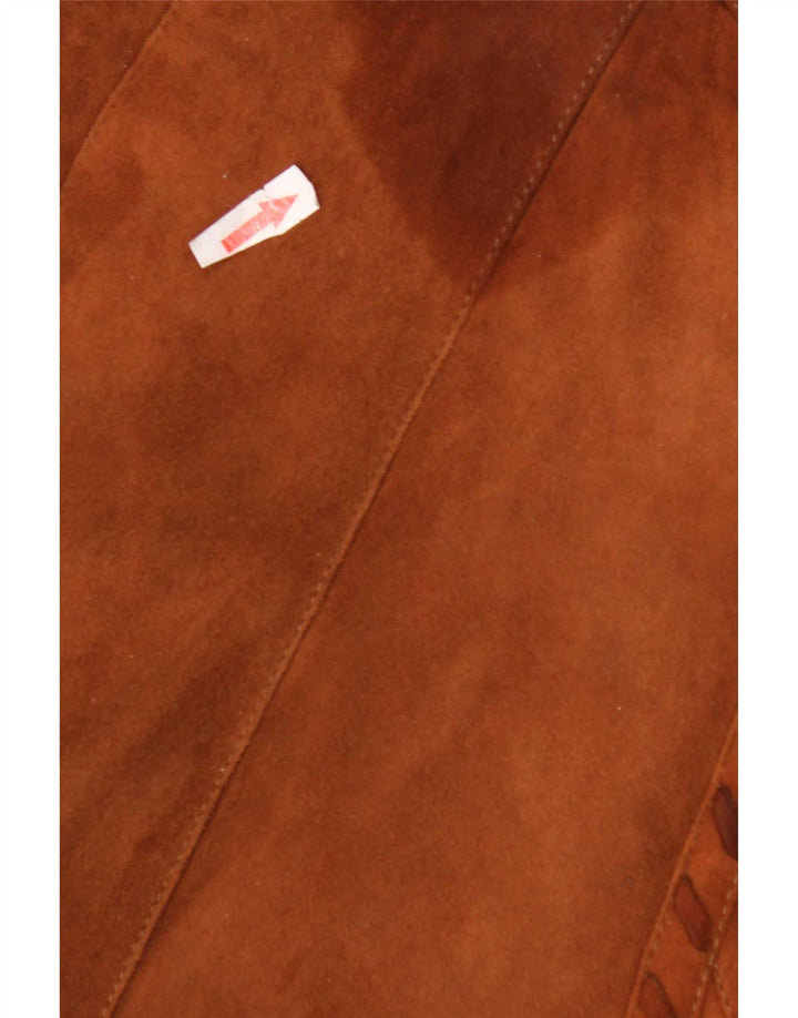 Vintage Γυναικείο Παλτό Shearling Loose Fit IT 44 Μεσαίο Καφέ