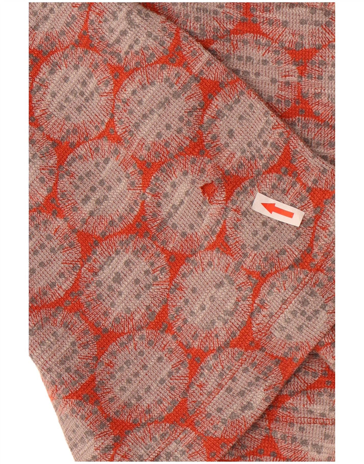 White Stuff Γυναικείο Crop Μακρυμάνικο UK 12 Medium Red Geometric
