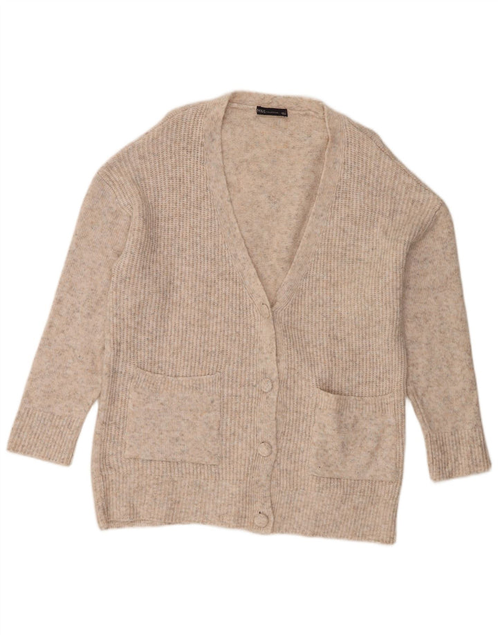 Marks & Spencer Γυναικεία ζακέτα υπερμεγέθη UK 16 Large Beige