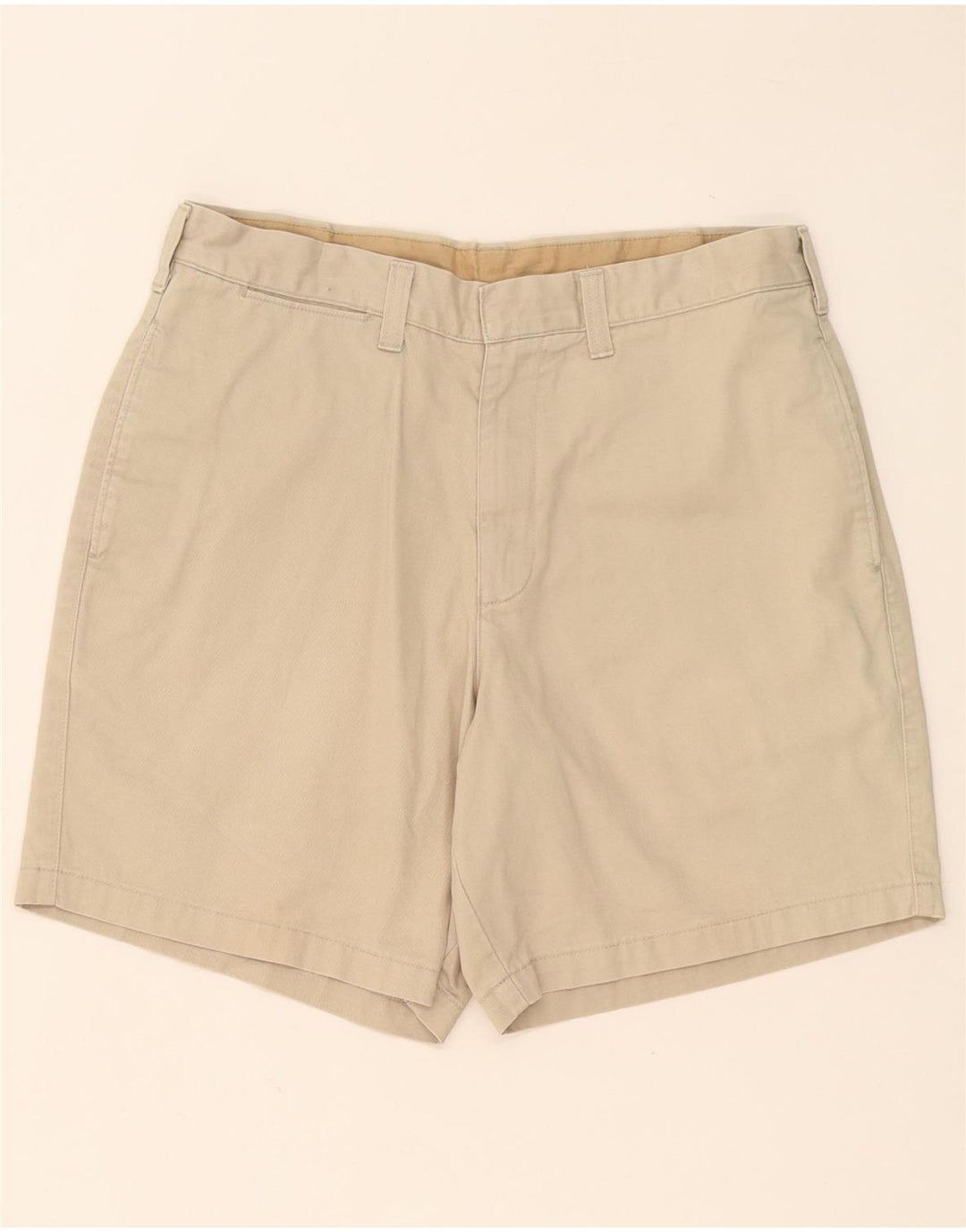 MARKS & SPENCER Ανδρικό σορτς Chino W34 Μεγάλο Μπεζ βαμβακερό