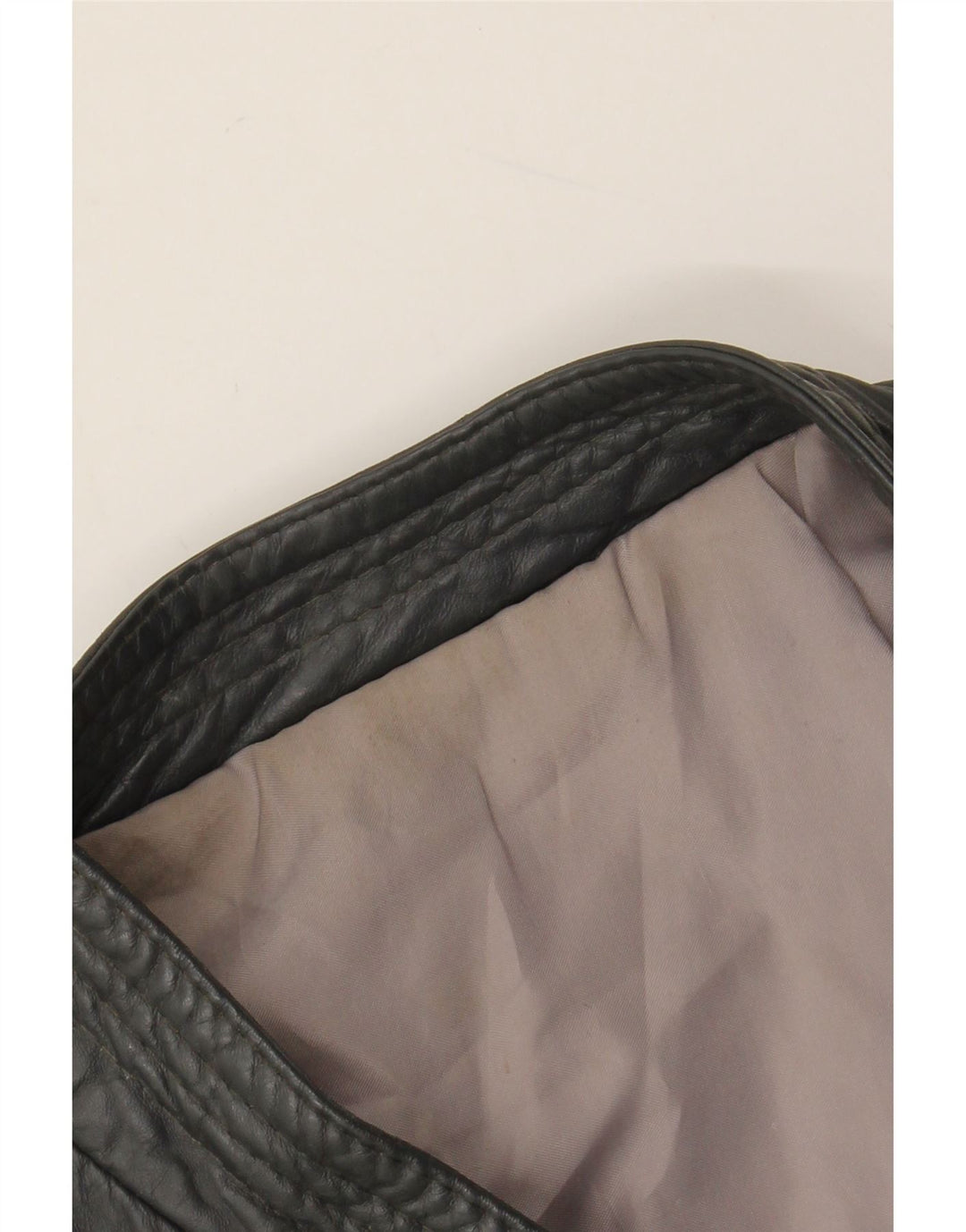 VINTAGE Ανδρικό Δερμάτινο Μπουφάν UK 40 Large Grey Leather