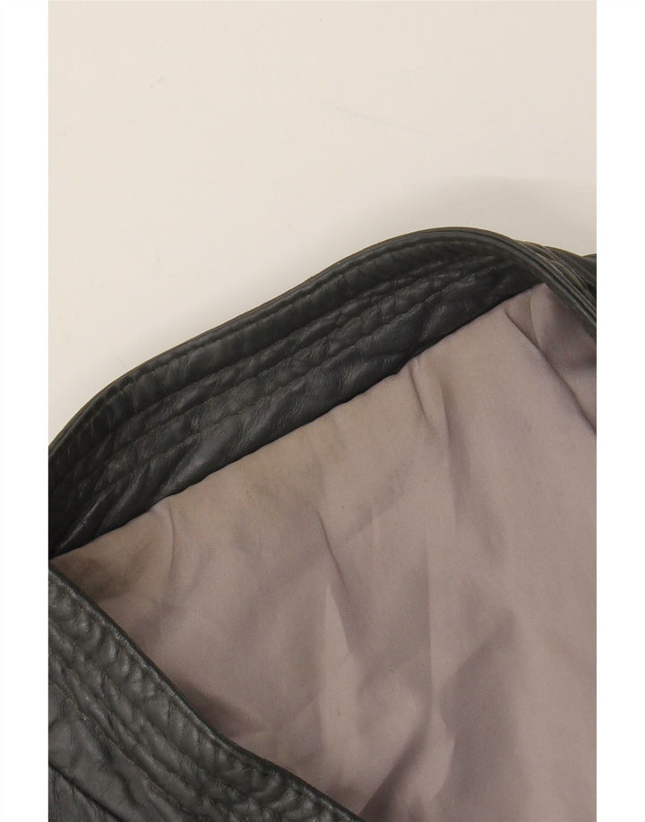 VINTAGE Ανδρικό Δερμάτινο Μπουφάν UK 40 Large Grey Leather