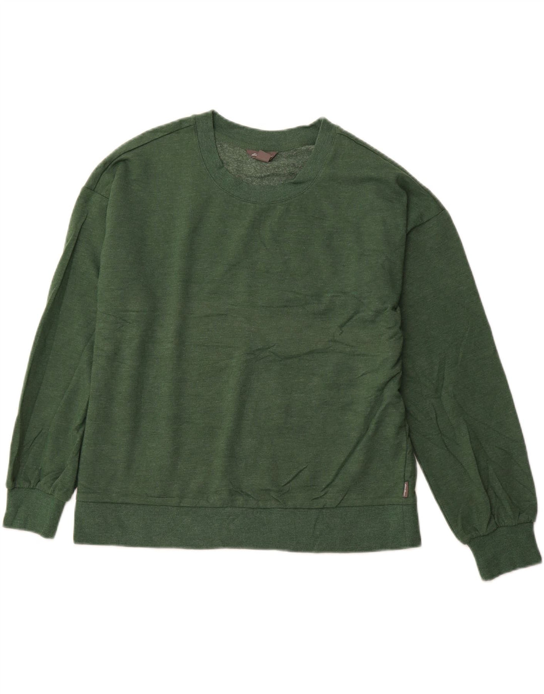 EDDIE BAUER Γυναικείο Φούτερ Jumper UK 14 Μεσαίο πράσινο βαμβακερό