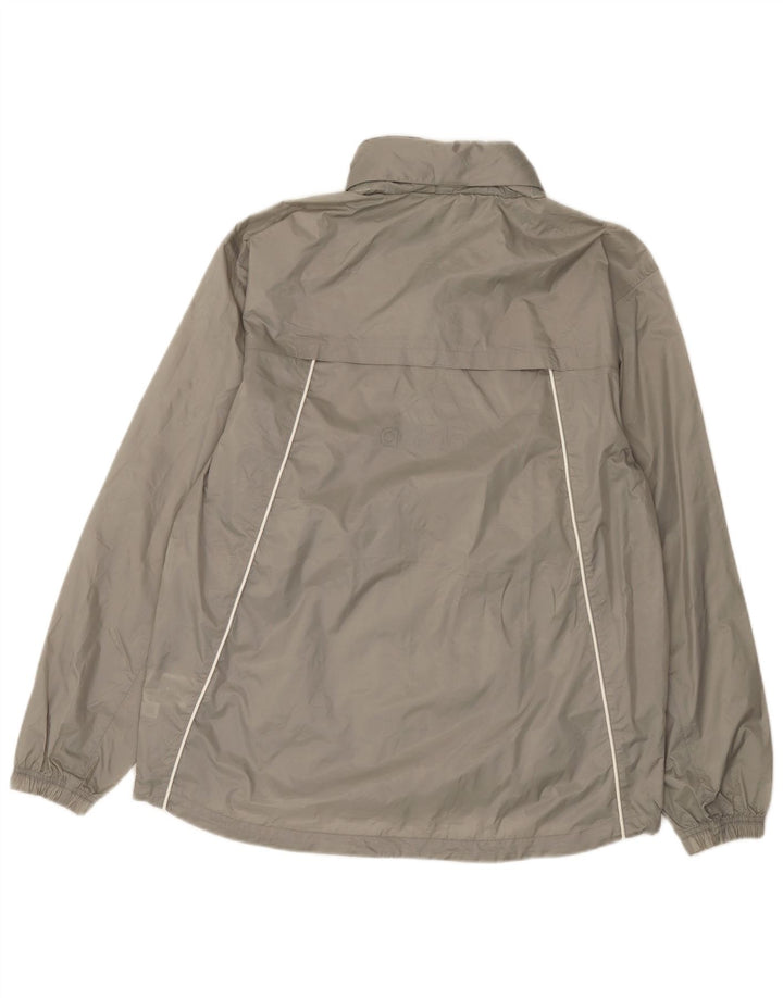 Adidas Ανδρικό μπουφάν βροχής UK 38 Medium Grey Nylon